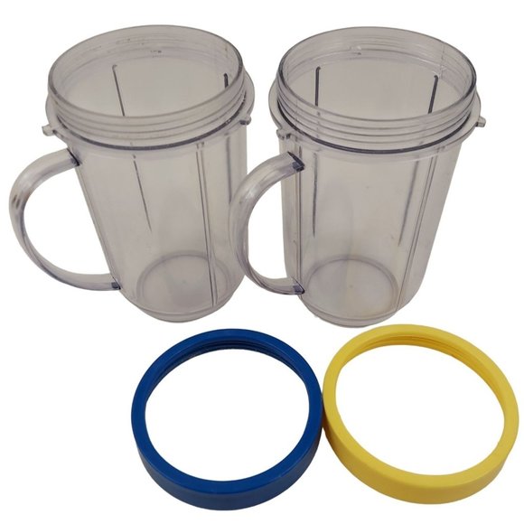 Magic Bullet Dining Magic Bullet Replacement Top Lids Cups Blue